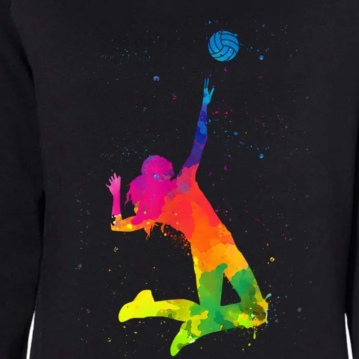 Funny Volleyball Art For Boy Girl Volleyball Lover Womens California Wash Sweatshirt