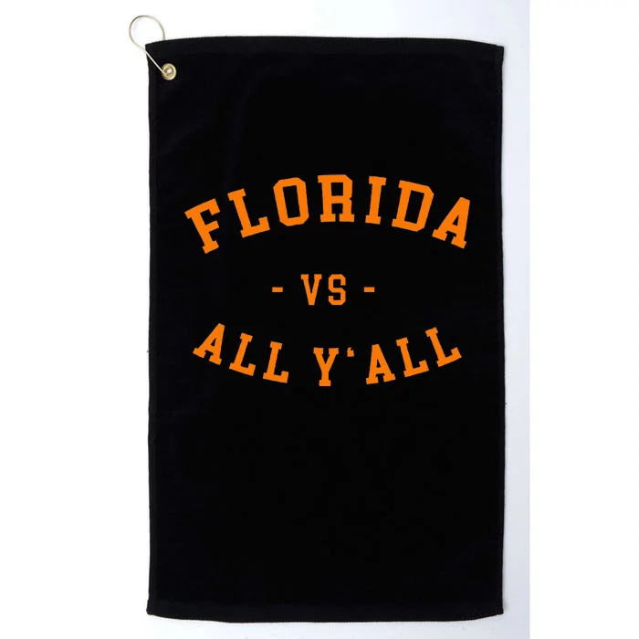 Florida Vs All YAll Represent The Gator State Platinum Collection Golf Towel