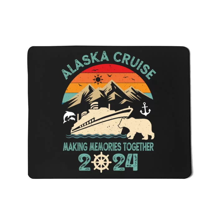 Family Vacation Alaska Cruise 2024 Mousepad