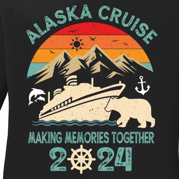 Family Vacation Alaska Cruise 2024 Ladies Long Sleeve Shirt