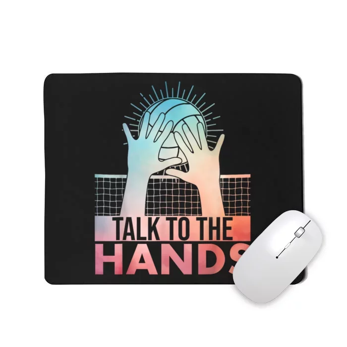 Funny Volleyball Art For Blocker Volleyball Player Mousepad