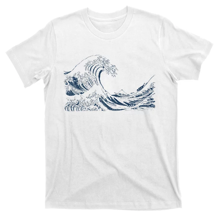 Famous Vintage Art Great Ocean Wave Hokusai Special Design T-Shirt