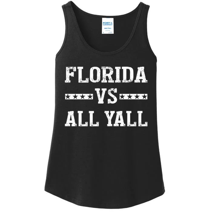 Florida Vs All Yall Represent The Gator State Ladies Essential Tank