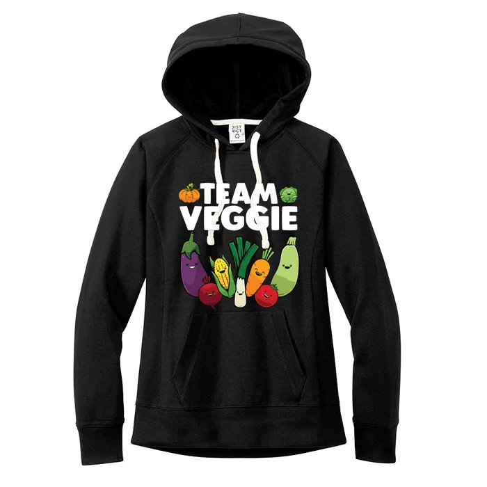 Funny Veggie Art For Men Women Kids Vegan Plant Vegetarian Women's Fleece Hoodie