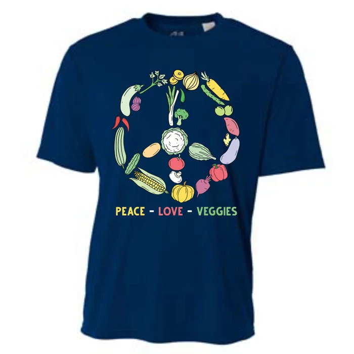 Funny Veggie Art For Women Men Vegan Food Vegetables Themed Cooling Performance Crew T-Shirt