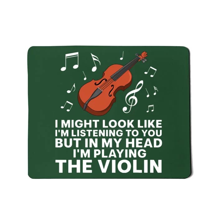 Funny Violin Art For Cello Player Men Women Violinist Lover Mousepad