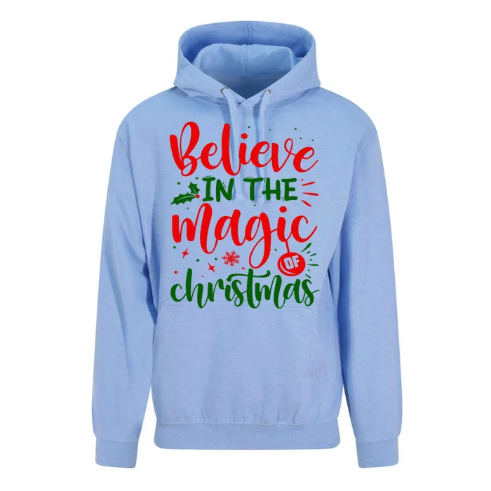 Funny Vintage Believe In The Magic Of Christmas Great Gift Unisex Surf Hoodie