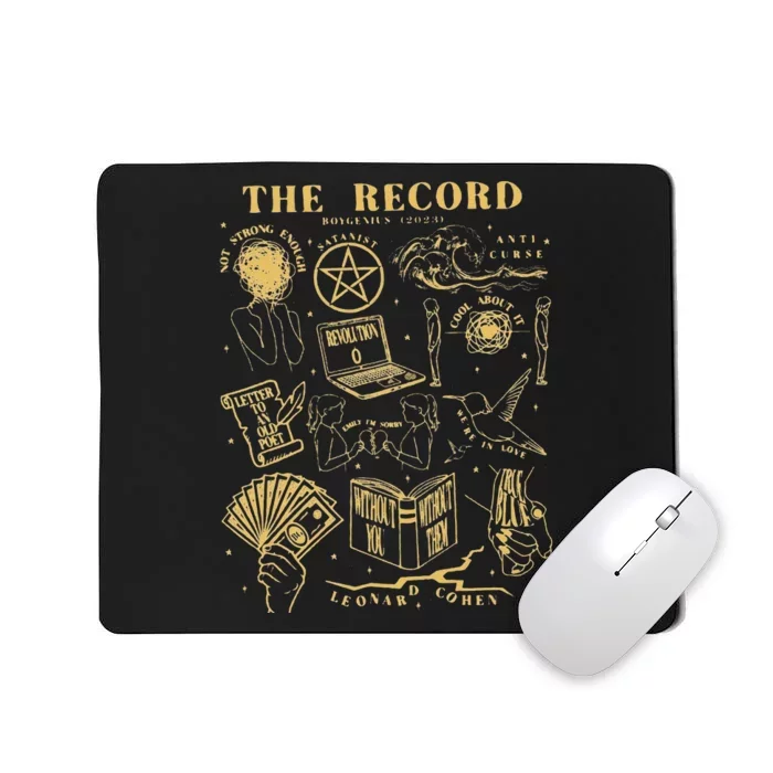 Funny Vintage Boygenius 2side Boygenius Band Tour Indie Rock Music Tour Mousepad