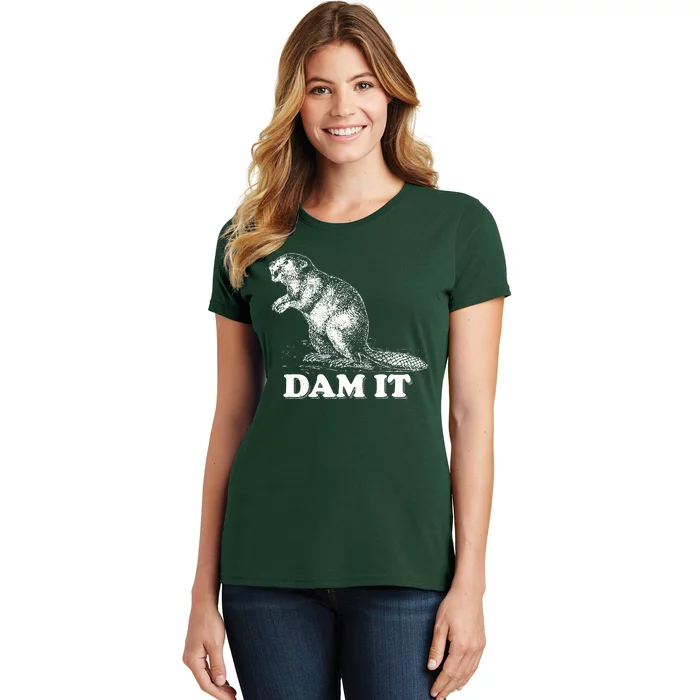 Funny Vintage Beaver Dam It Women's T-Shirt