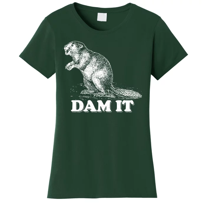 Funny Vintage Beaver Dam It Women's T-Shirt