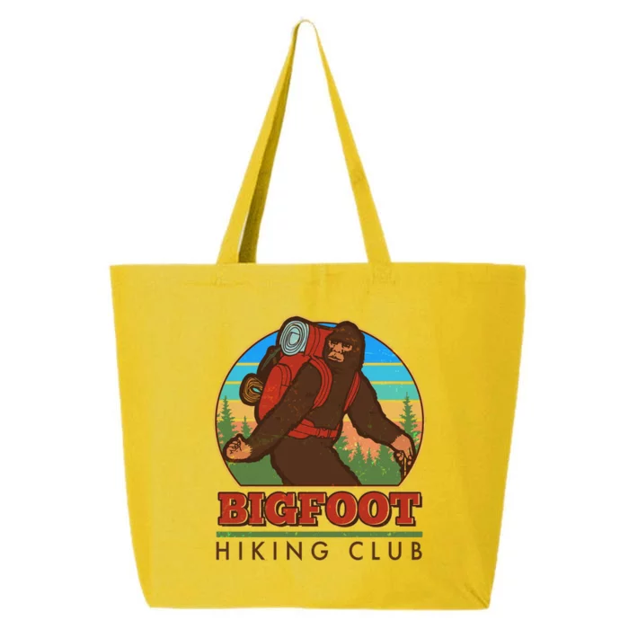 Funny Vintage Bigfoot Hiking Club 25L Jumbo Tote