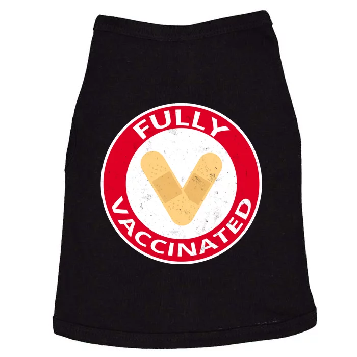 Fully Vaccinated Brandade Funny Pandemic Doggie Tank