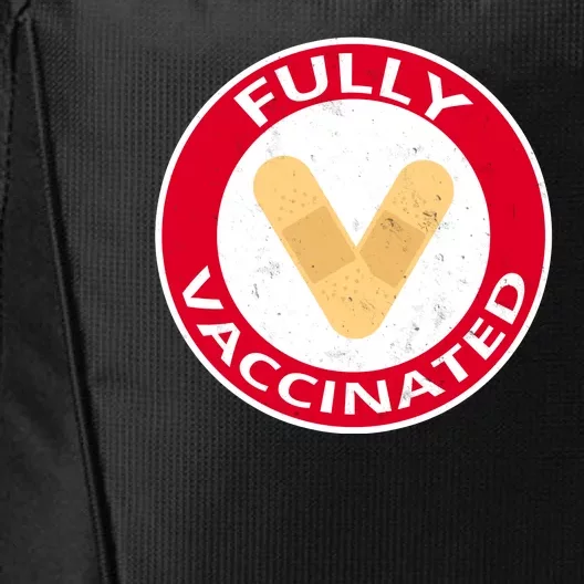 Fully Vaccinated Brandade Funny Pandemic City Backpack