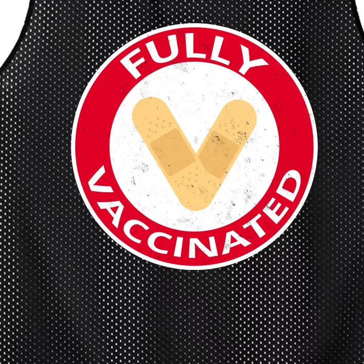 Fully Vaccinated Brandade Funny Pandemic Mesh Reversible Basketball Jersey Tank