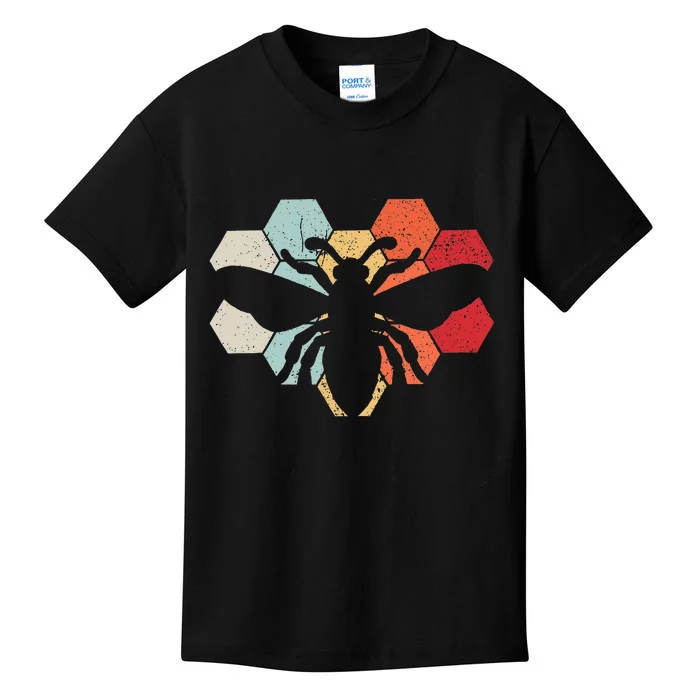 Funny Vintage Bee Art Beekeeping Lovers Kids T-Shirt