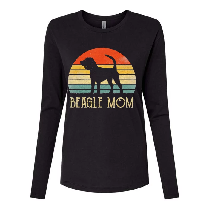 Funny Vintage Beagle Dog Mom Mother Day Gift For Dog Lover Womens Cotton Relaxed Long Sleeve T-Shirt