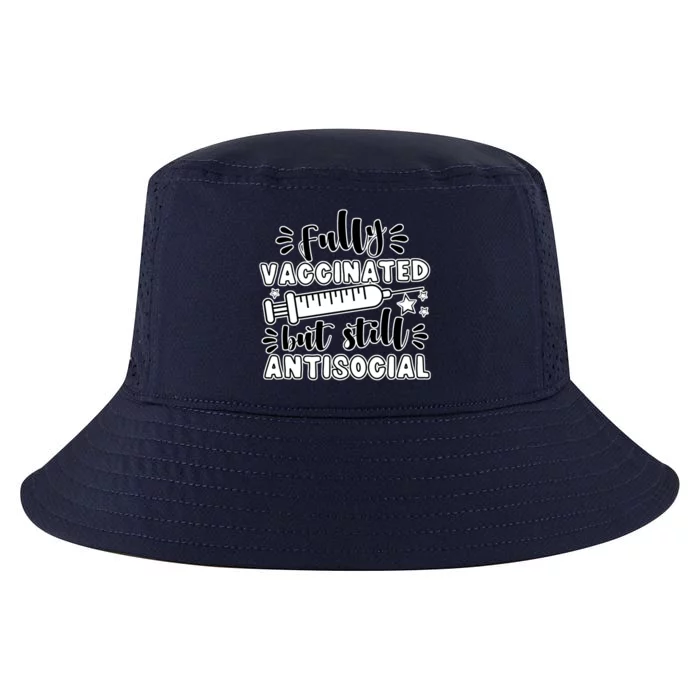 Fully Vaccinated But Still Antisocial Cool Comfort Performance Bucket Hat