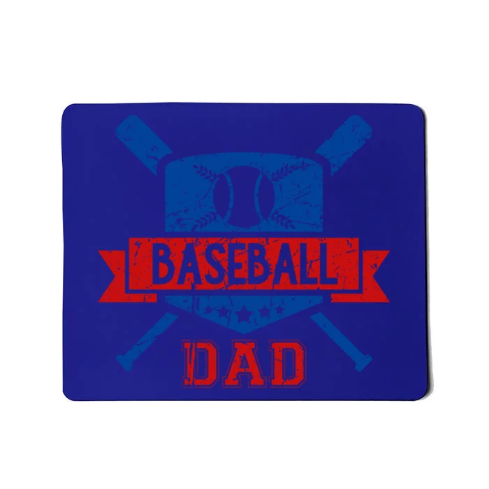 Funny Vintage Baseball Dad Cool Gift Mousepad