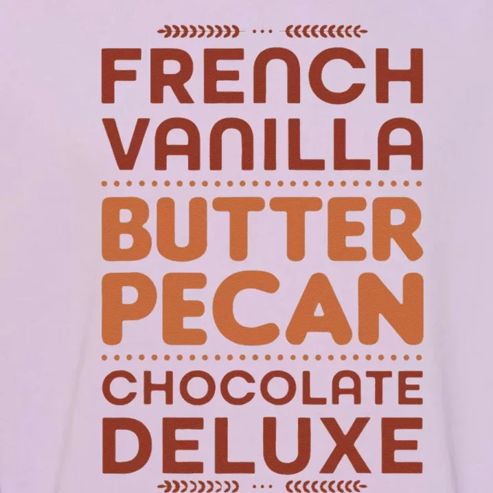 French Vanilla Butter Pecan Chocolate Deluxe Garment-Dyed Sweatshirt