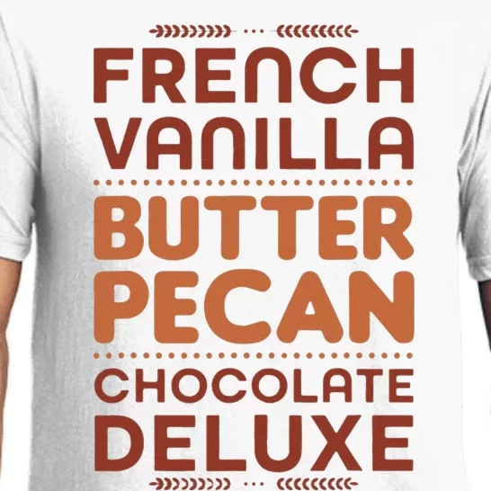 French Vanilla Butter Pecan Chocolate Deluxe Pajama Set