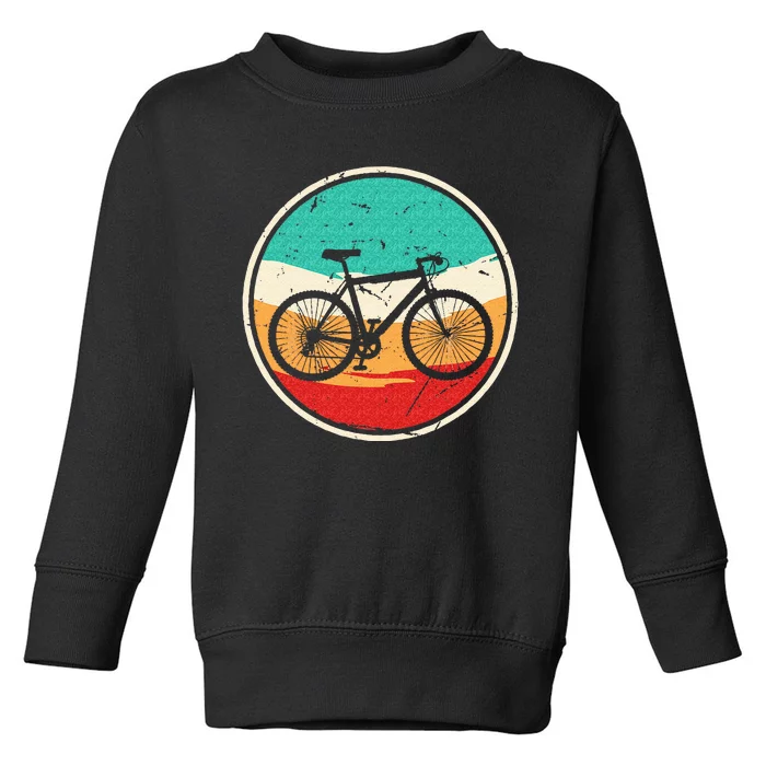 Funny Vintage Bike Art For Cycling Lovers Toddler Sweatshirt