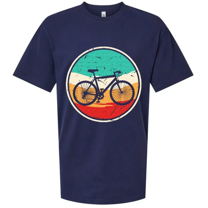 Funny Vintage Bike Art For Cycling Lovers Sueded Cloud Jersey T-Shirt