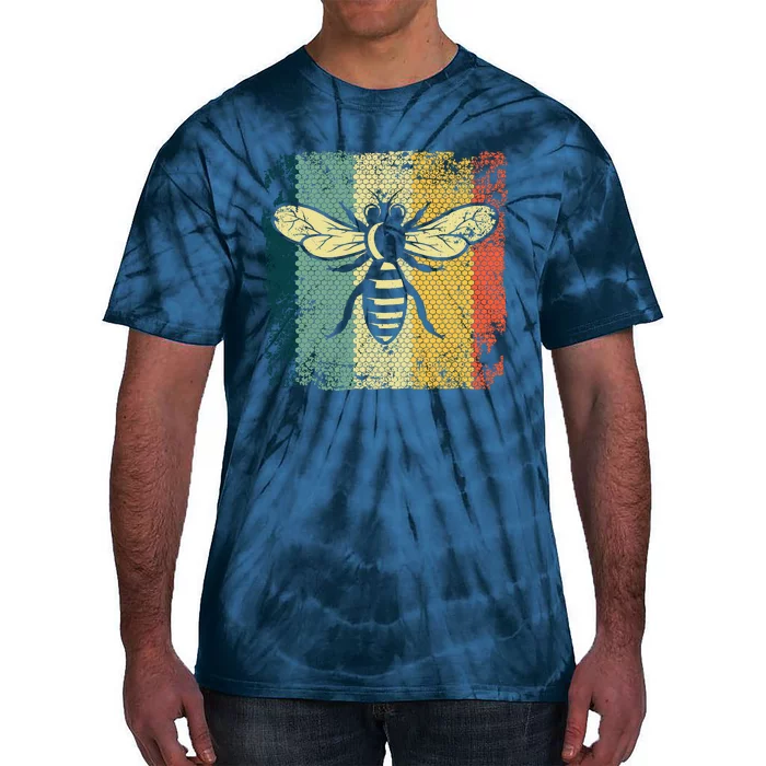 Funny Vintage Bee Designs For Honey Beekeeping Bee Tie-Dye T-Shirt