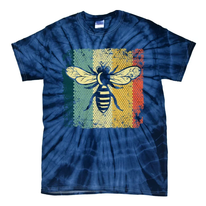 Funny Vintage Bee Designs For Honey Beekeeping Bee Tie-Dye T-Shirt