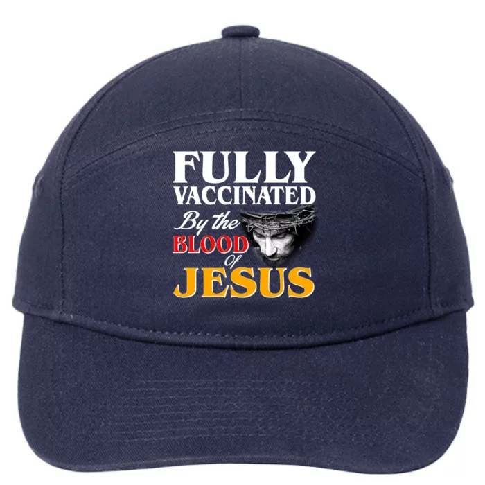 Fully Vaccinated By The Blood Of Jesus 7-Panel Snapback Hat