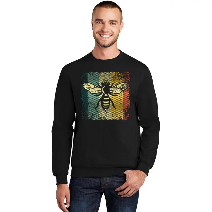 Funny Vintage Bee Designs For Honey Beekeeping Bee Tall Sweatshirt