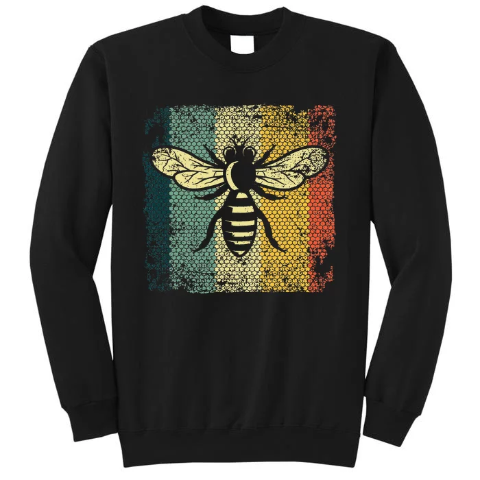 Funny Vintage Bee Designs For Honey Beekeeping Bee Tall Sweatshirt