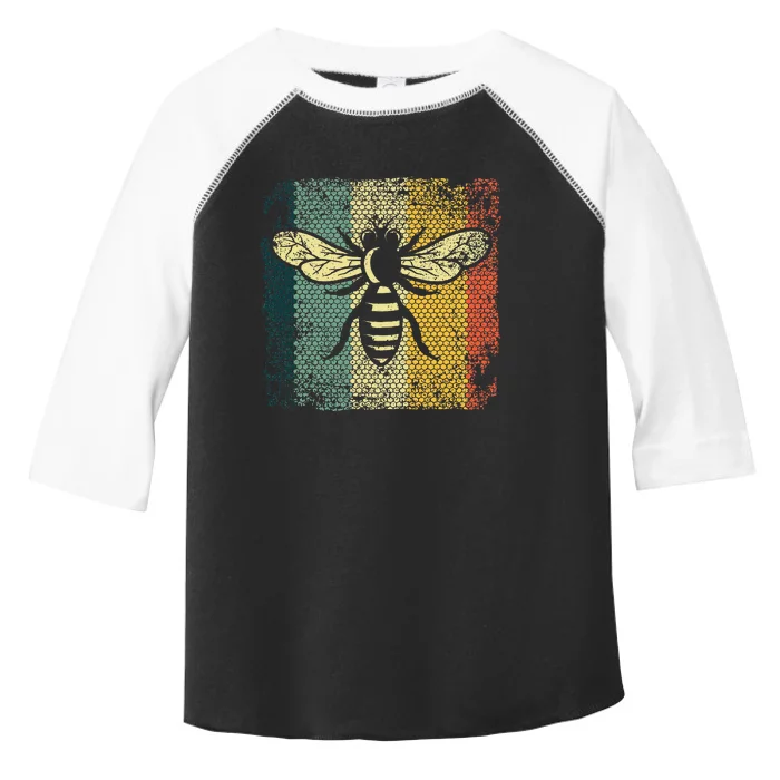 Funny Vintage Bee Designs For Honey Beekeeping Bee Toddler Fine Jersey T-Shirt