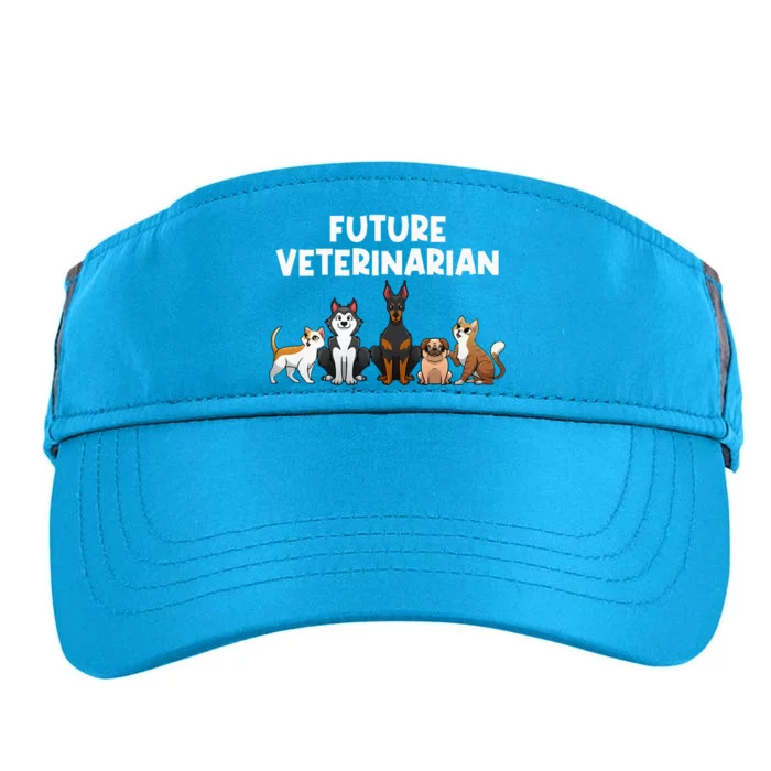 Future Veterinarian Boy Girl Veterinary Assistant Technician Adult Drive Performance Visor