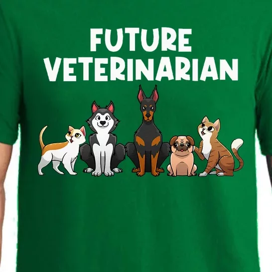 Future Veterinarian Boy Girl Veterinary Assistant Technician Pajama Set