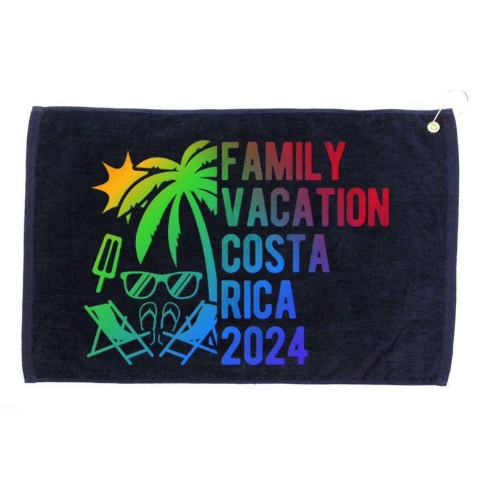 Family Vacation Costa Rica 2024 Costa Rica Family Vacation Meaningful Gift Grommeted Golf Towel