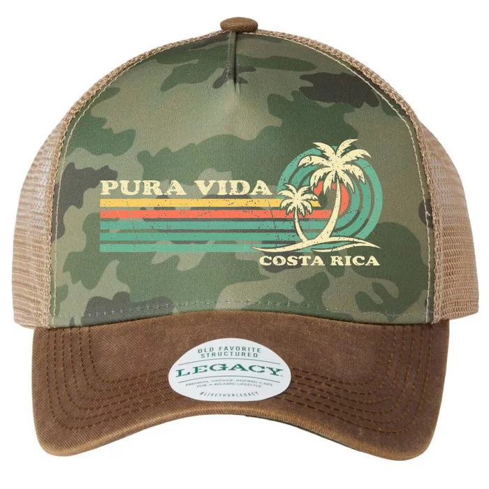 Family Vacation Costa Rica Pura Vida Beach Legacy Tie Dye Trucker Hat