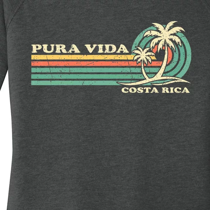 Family Vacation Costa Rica Pura Vida Beach Women's Perfect Tri Tunic Long Sleeve Shirt