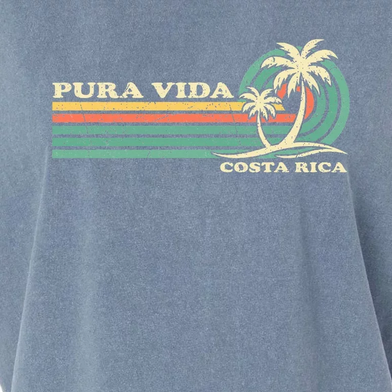 Family Vacation Costa Rica Pura Vida Beach Garment-Dyed Women's Muscle Tee