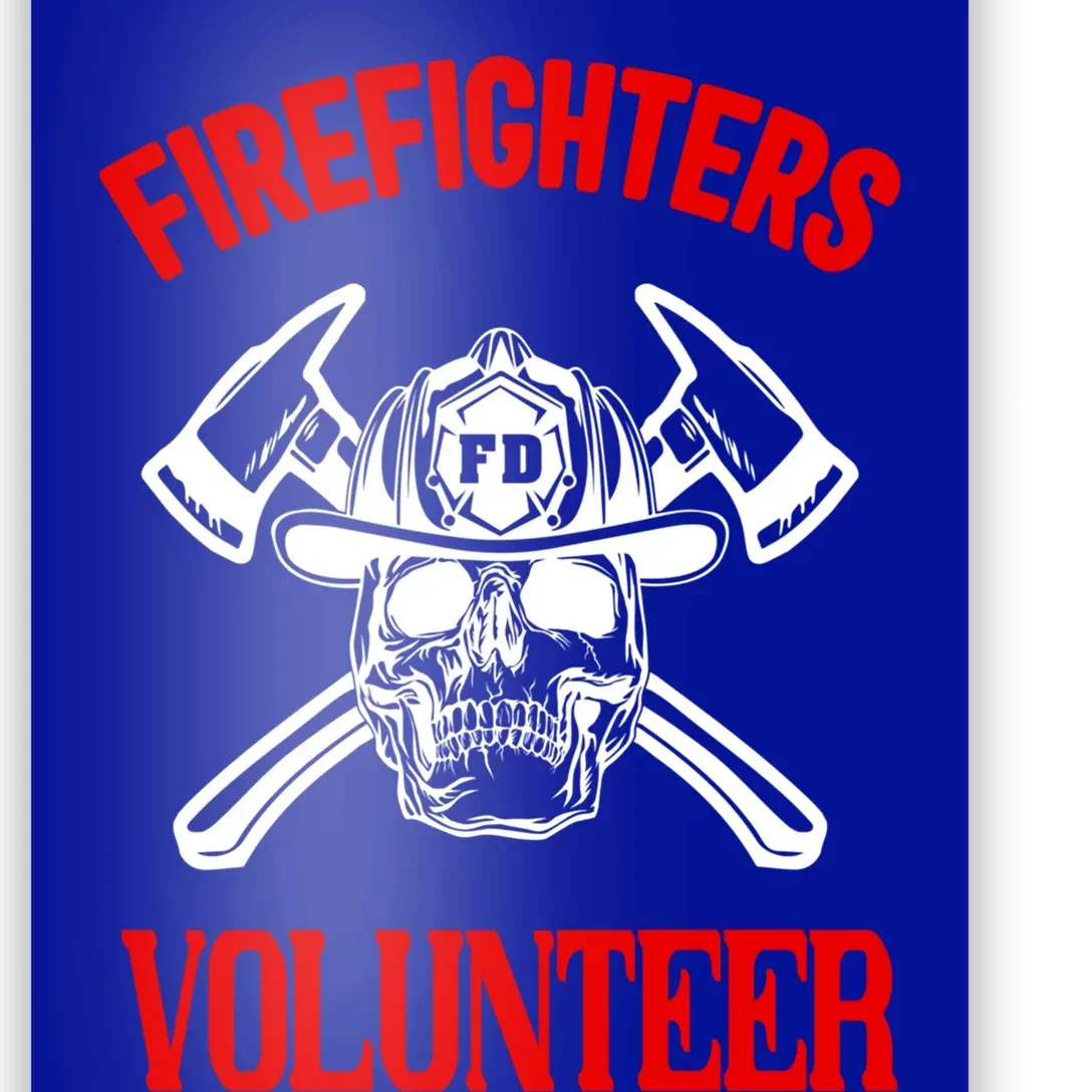 Firefighter Volunteer Cute Gift Firefighters Volunteer Fire Gift Poster