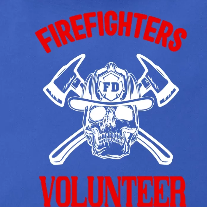 Firefighter Volunteer Cute Gift Firefighters Volunteer Fire Gift Zip Tote Bag