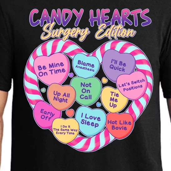 Funny Valentine Candy Hearts Surgery Edition Pajama Set