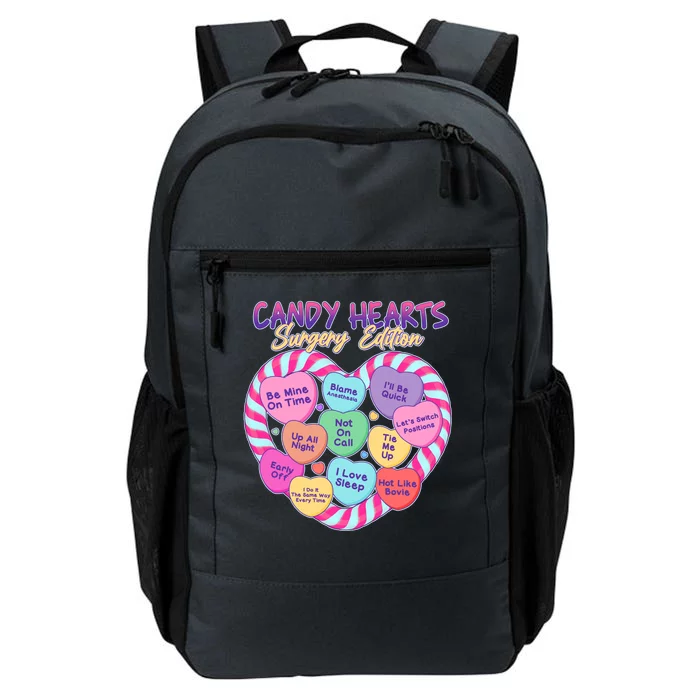 Funny Valentine Candy Hearts Surgery Edition Daily Commute Backpack