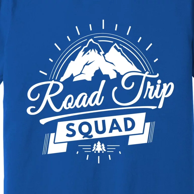 Family Vacation Cute Gift Road Trip Squad Mountains Gift Premium T-Shirt