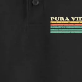 Family Vacation Costa Rica Pura Vida Beach Dry Zone Grid Performance Polo