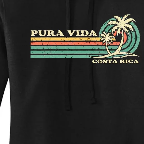 Family Vacation Costa Rica Pura Vida Beach Women's Pullover Hoodie