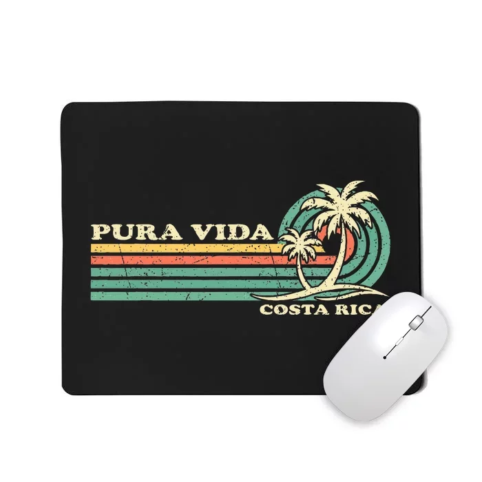 Family Vacation Costa Rica Pura Vida Beach Mousepad