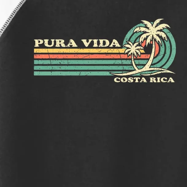 Family Vacation Costa Rica Pura Vida Beach Toddler Fine Jersey T-Shirt