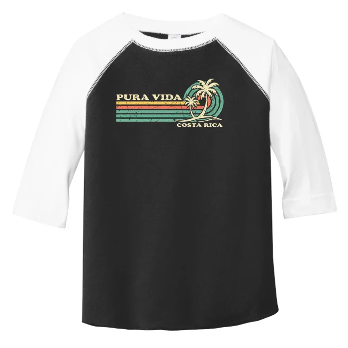 Family Vacation Costa Rica Pura Vida Beach Toddler Fine Jersey T-Shirt