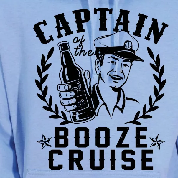 Funny Vintage Captain Of The Booze Cruise Unisex Surf Hoodie