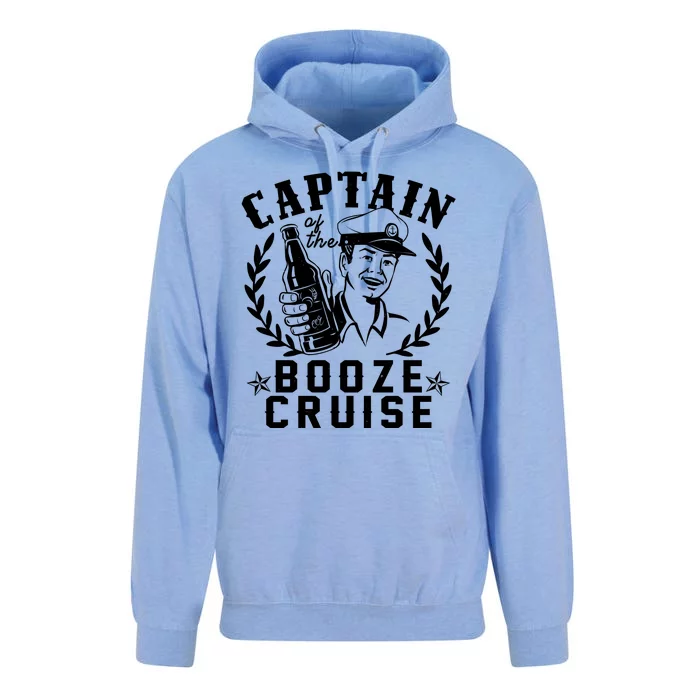 Funny Vintage Captain Of The Booze Cruise Unisex Surf Hoodie